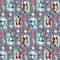 Disney® The Nightmare Before Christmas Sally & Jack Multicolor Stained Glass Cotton Fabric
